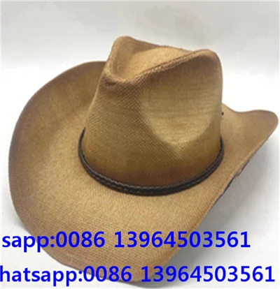 Солом'яний капелюх Fedora для чоловіків